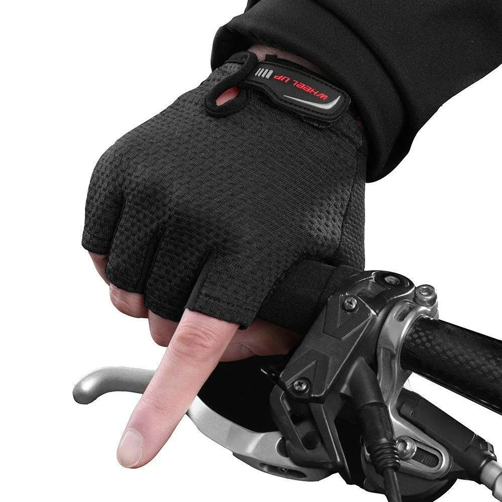 1 Pair Half Finger Anti-skid Bike Gloves