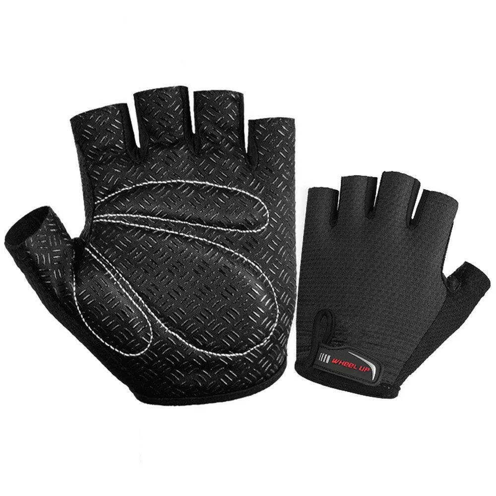 1 Pair Half Finger Anti-skid Bike Gloves