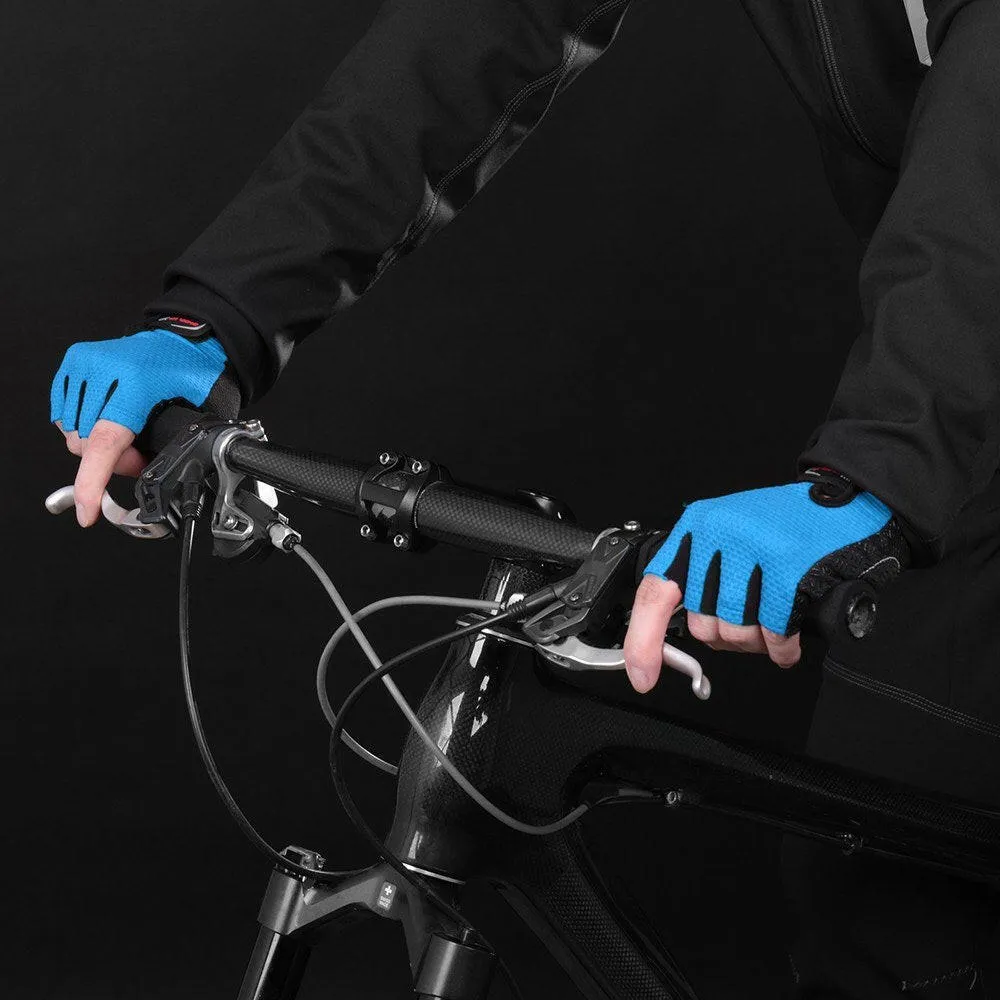 1 Pair Half Finger Anti-skid Bike Gloves