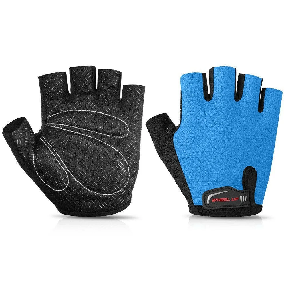 1 Pair Half Finger Anti-skid Bike Gloves