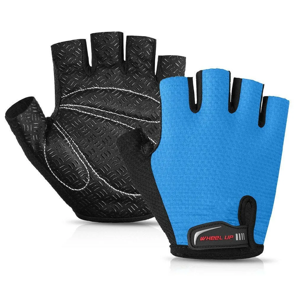 1 Pair Half Finger Anti-skid Bike Gloves