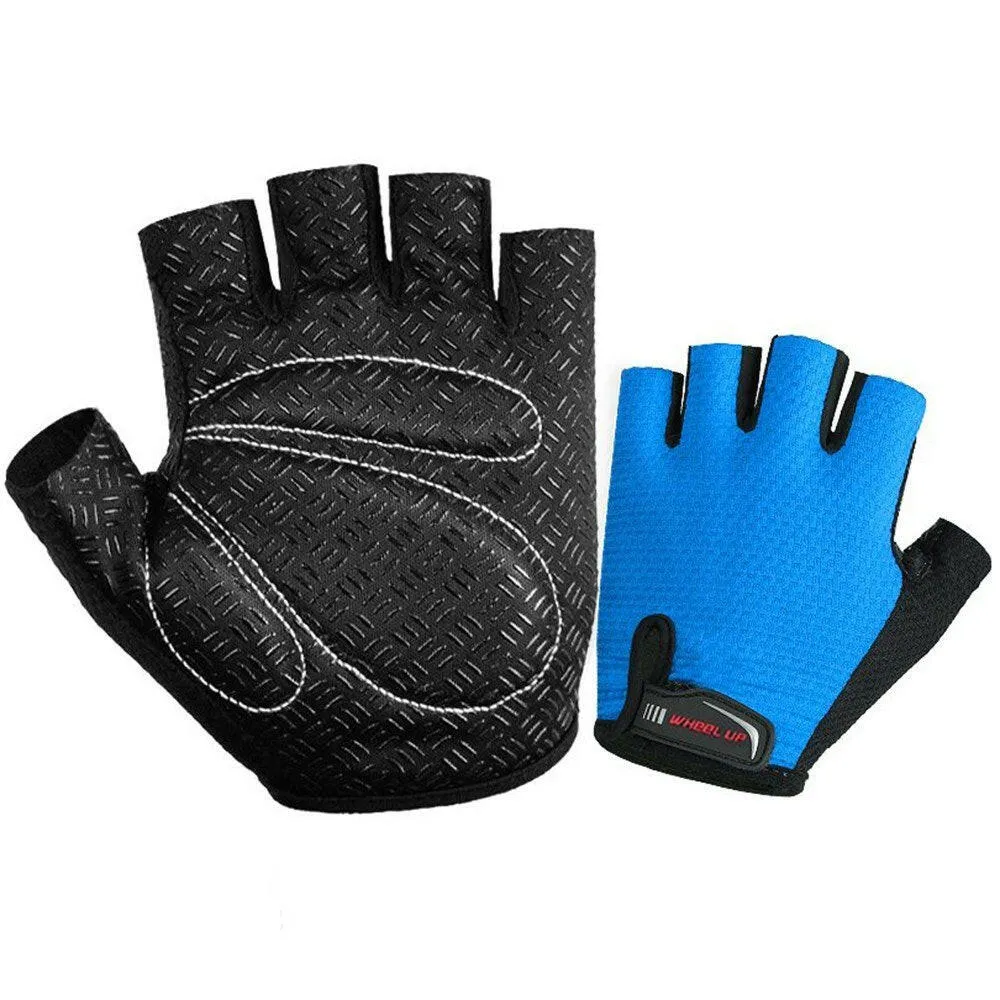 1 Pair Half Finger Anti-skid Bike Gloves