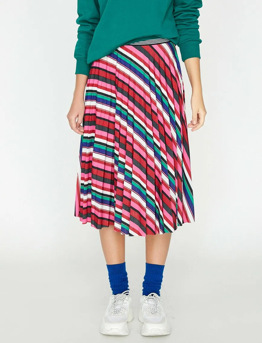 11835 Pink Midi Skirt