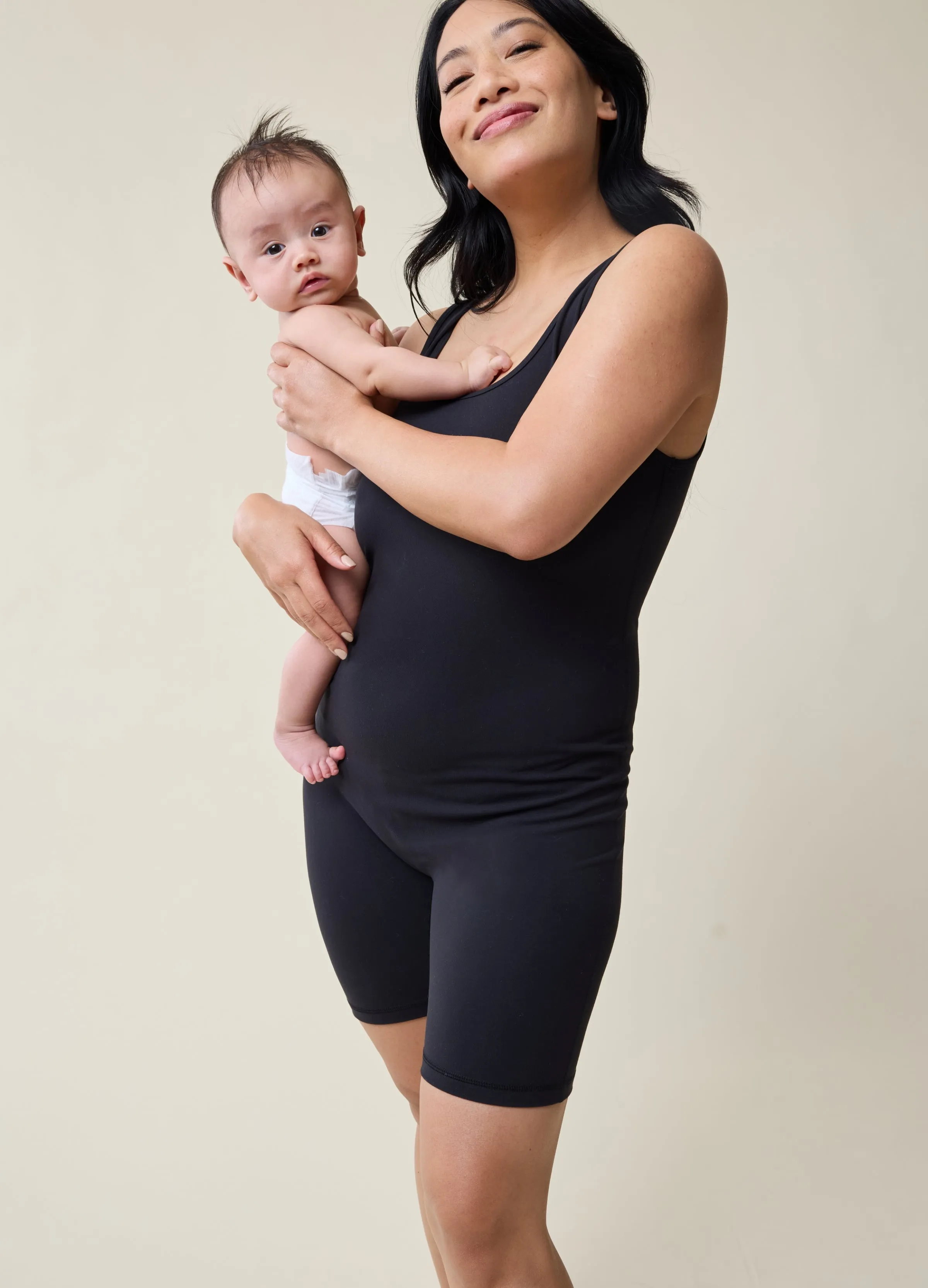 2-Pack Maternity Short Active Unitard Romper