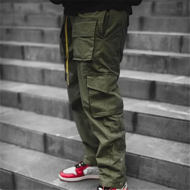 Aidase Cargo Pants Men Hip Hop Streetwear Jogger Pant FashionTrousers Gyms Fitness Casual Joggers Sweatpants Men Pants