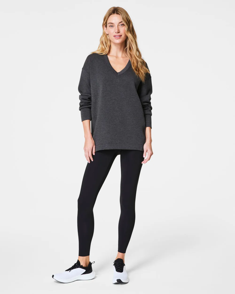 Airessentials Brushed V-Neck Tunic