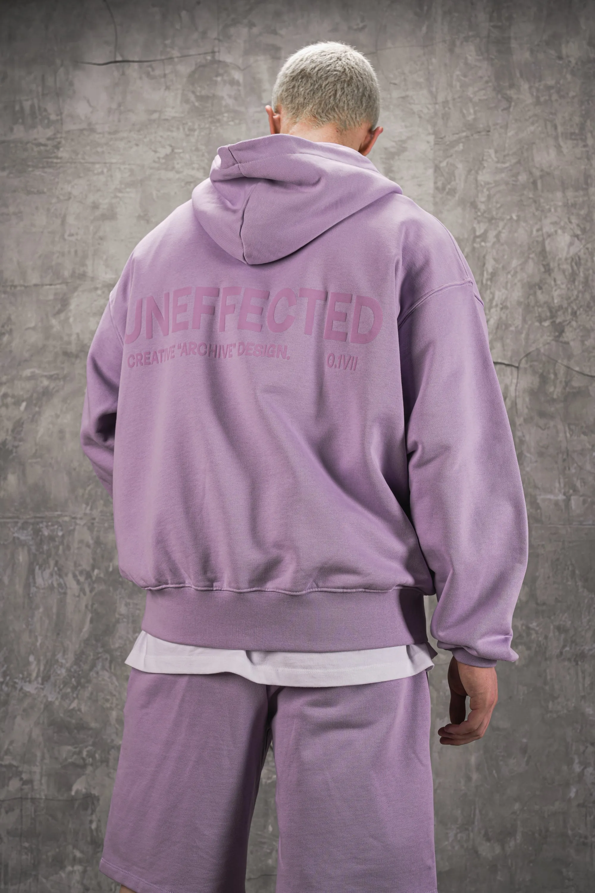 Archive Logo Oversized Hoodie - Lilac