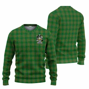 Ardagh Irish Clan Tartan Knitted Sweater with Coat of Arms