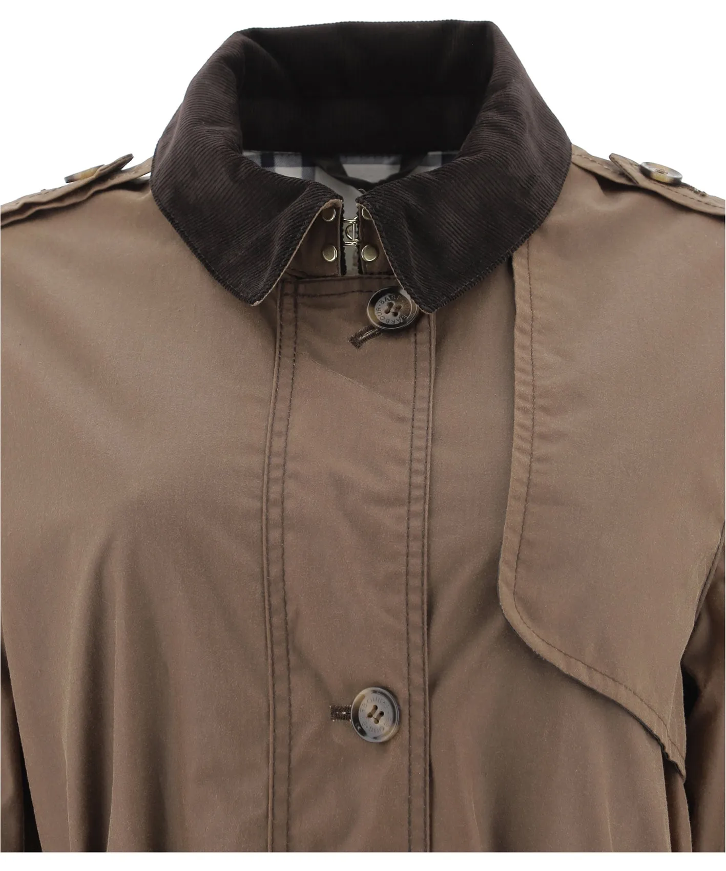 Barbour Belted Single-Breasted Trench Coat