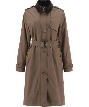 Barbour Belted Single-Breasted Trench Coat