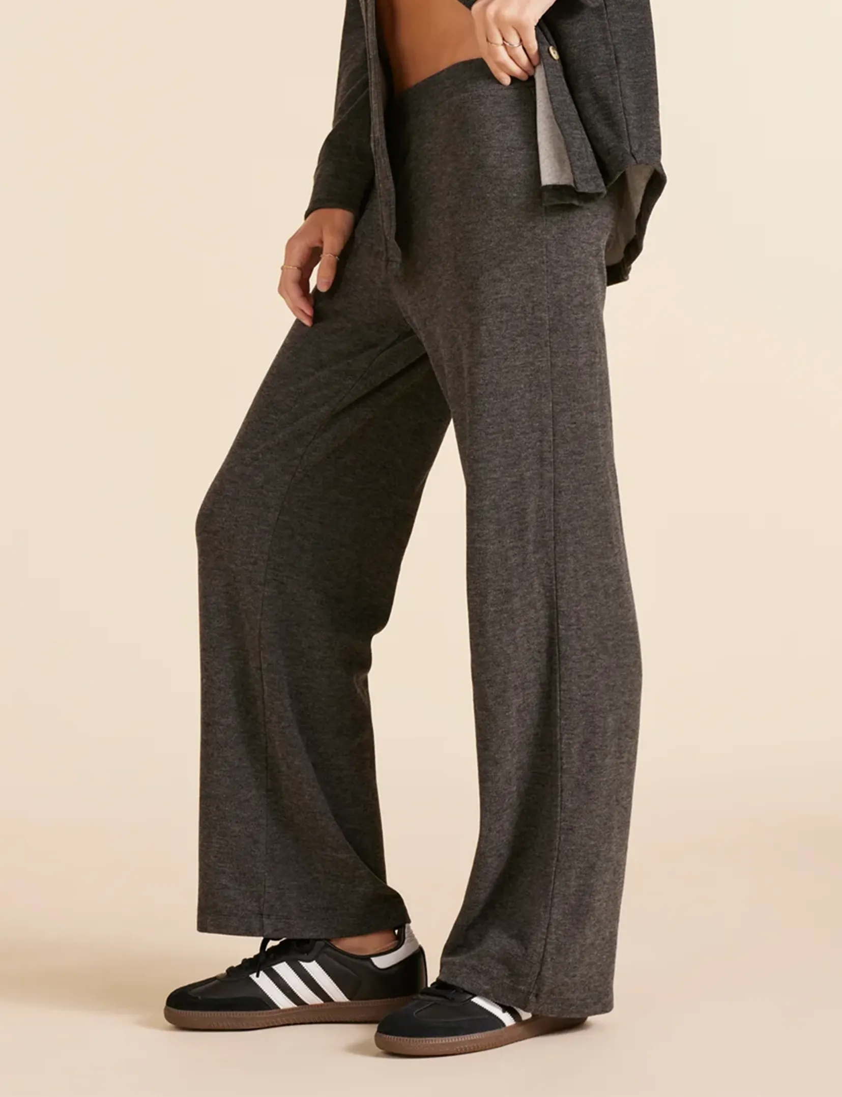 Bella Wide Leg Pant, Black