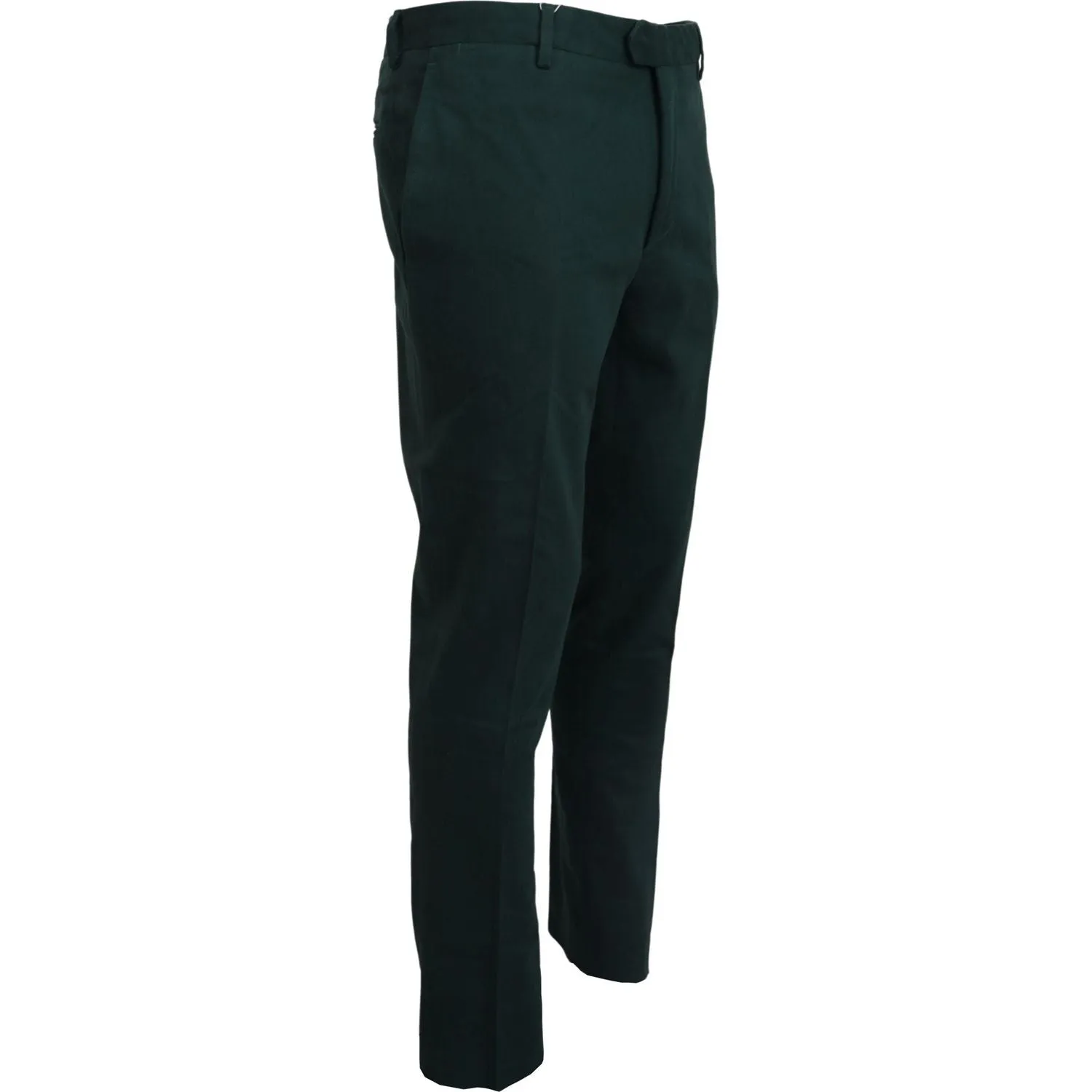 BENCIVENGA Elegant Dark Green Chino Trousers