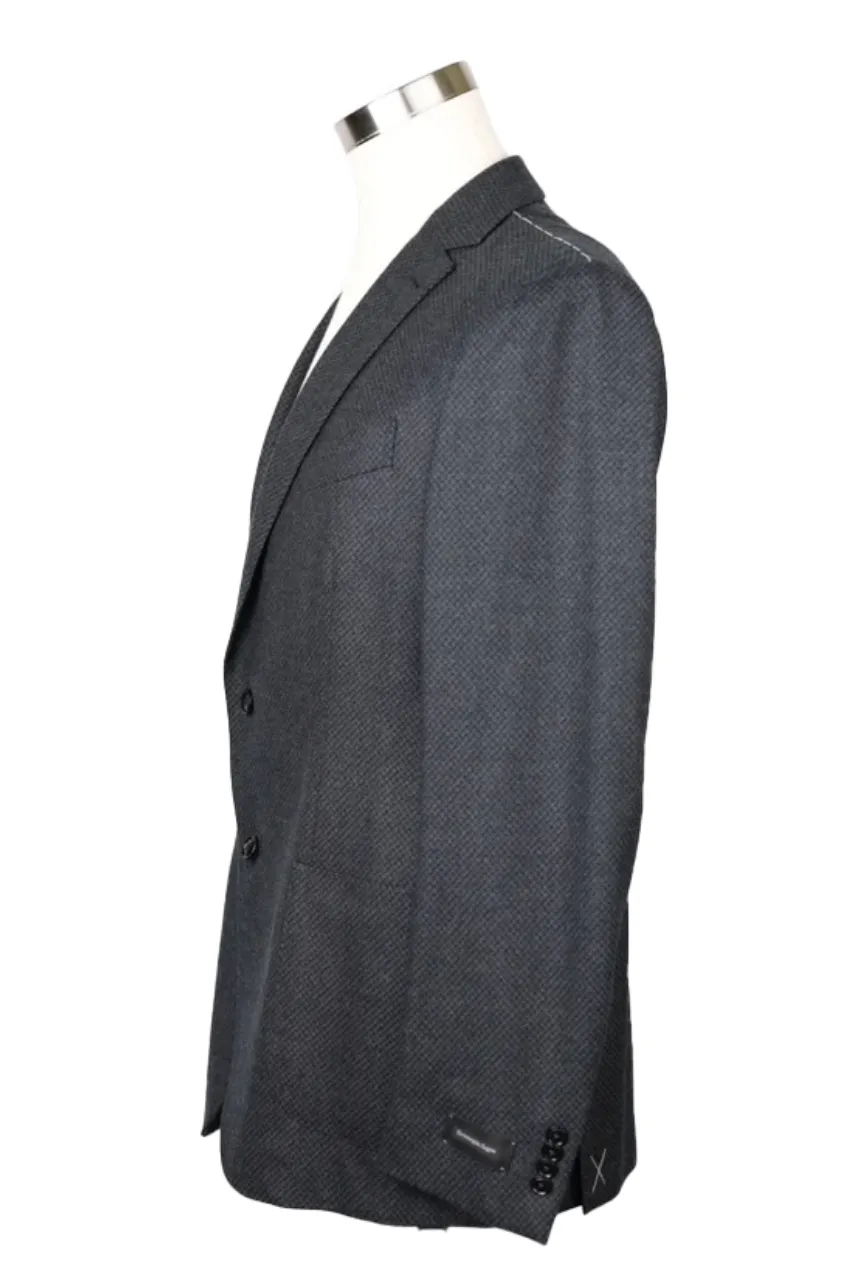 Birdseye Pattern Wool Sports Coat