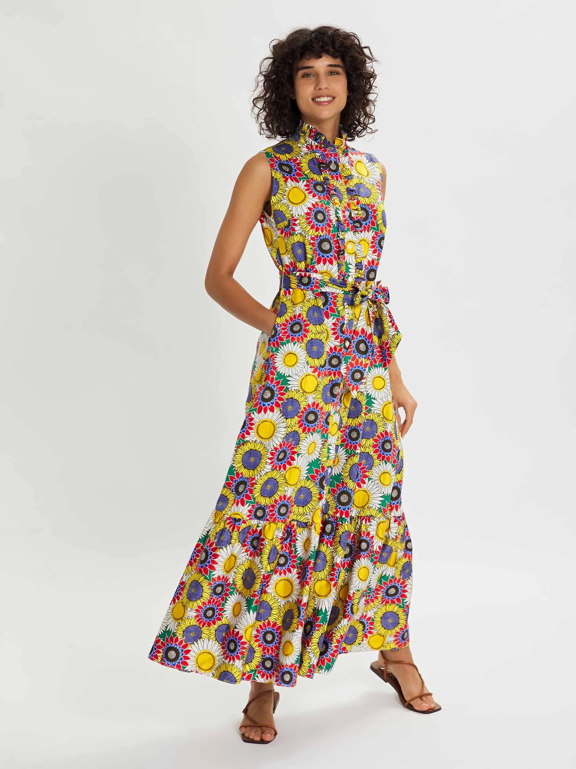 Brooke cotton summer maxi dress