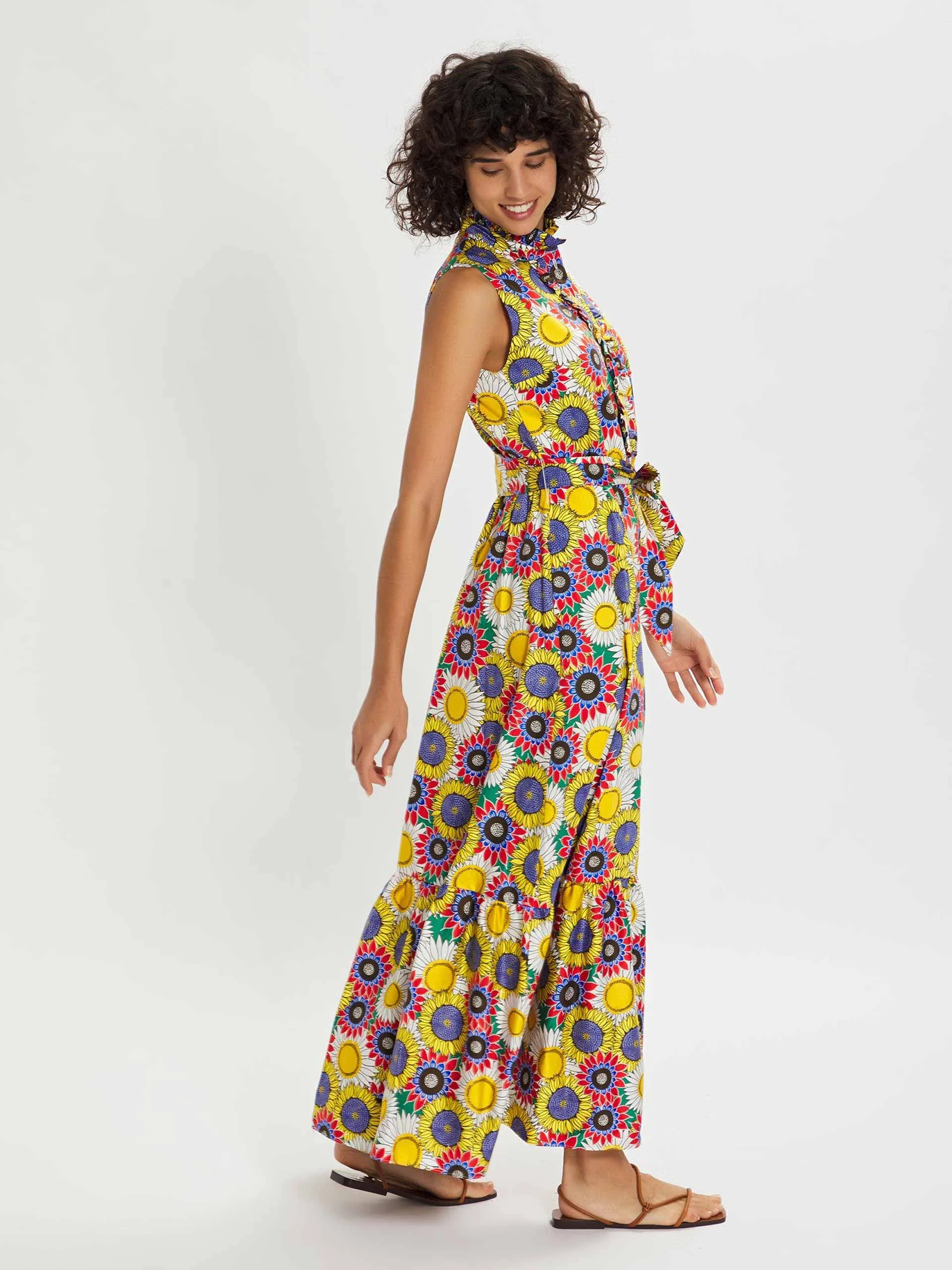 Brooke cotton summer maxi dress