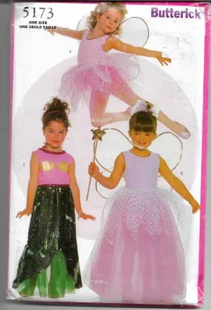 Butterick 5173 Girls Princess Fairy Halloween Costume Pattern