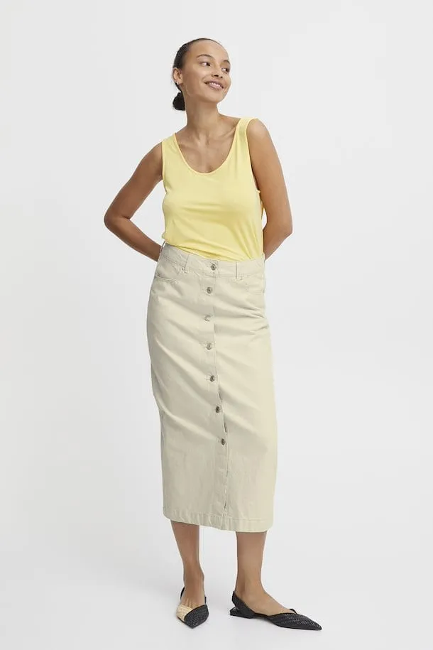 b.young Bykatsa Twill Skirt Birch