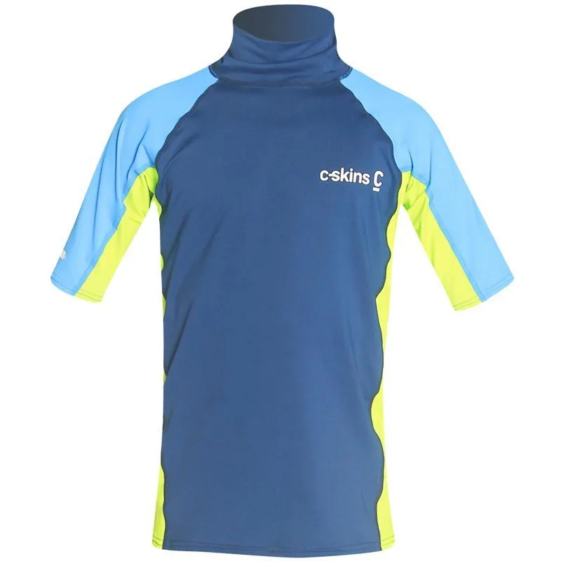 C-Skins Rash X Junior UV50 Short Sleeve Rash Vest