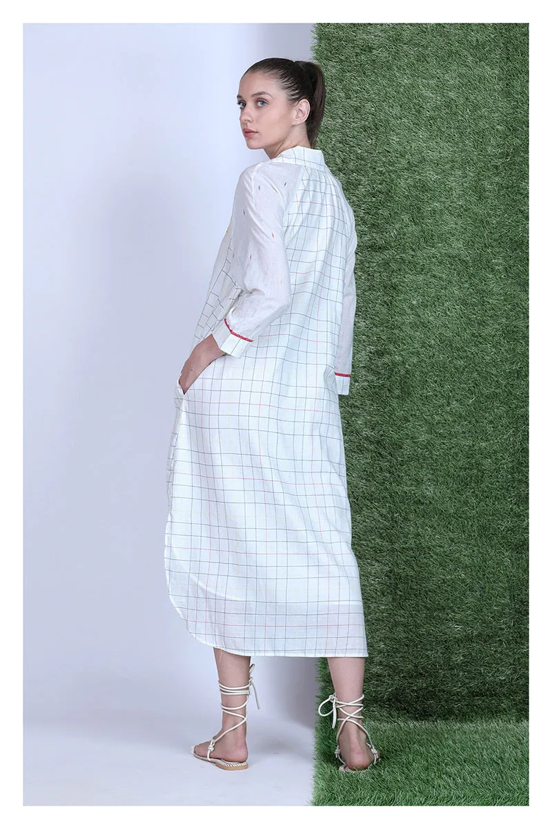 CA Samara Handwoven Shirt Dress