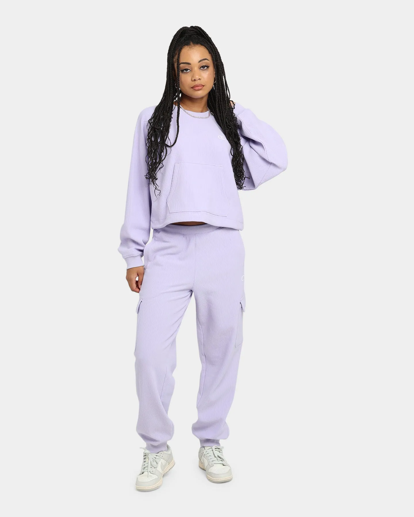 Champion Women's Flatback Rib Joggers Urban Lilac