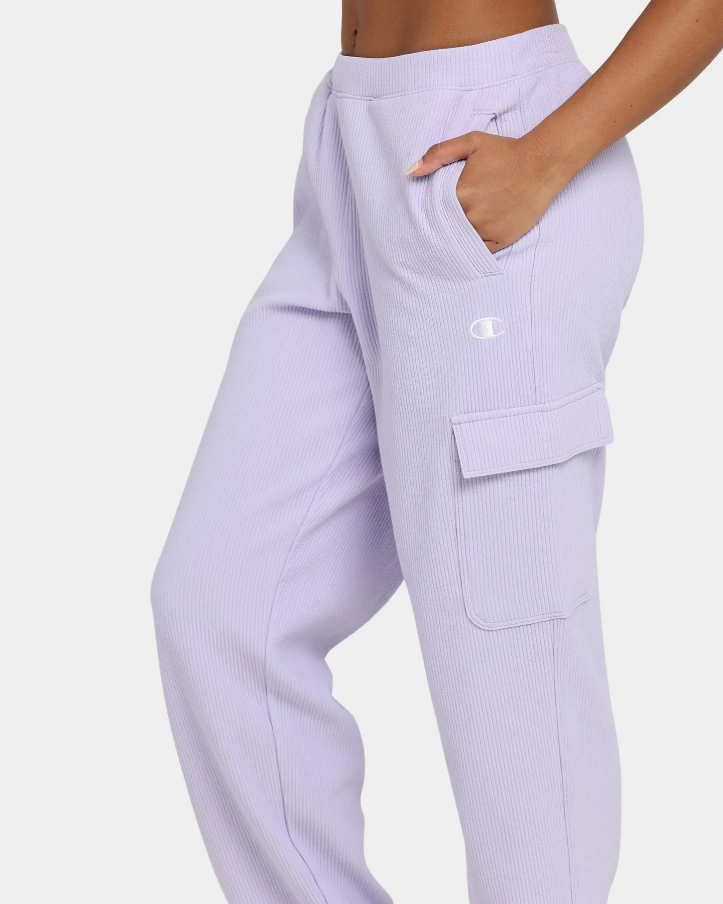 Champion Women's Flatback Rib Joggers Urban Lilac