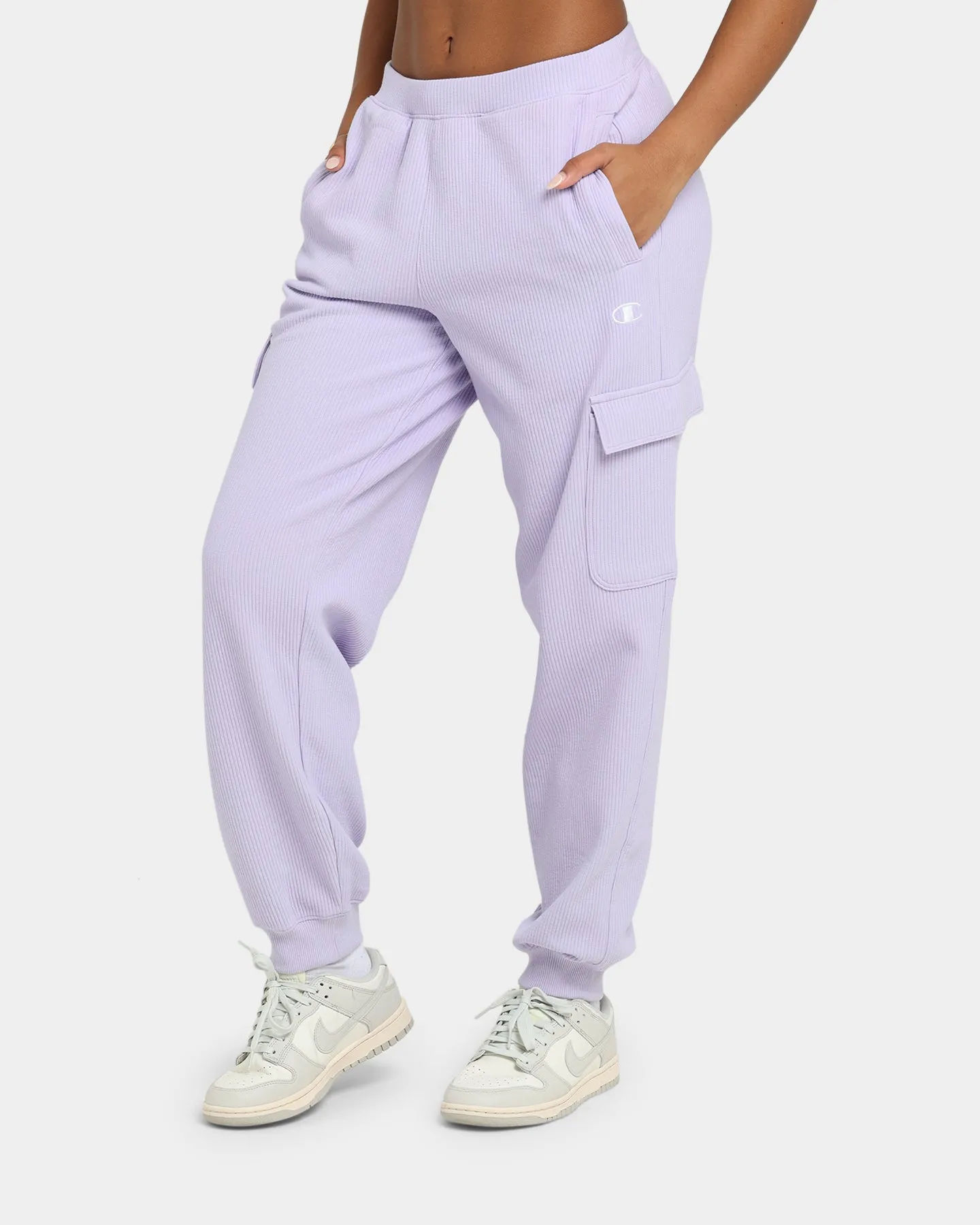 Champion Women's Flatback Rib Joggers Urban Lilac