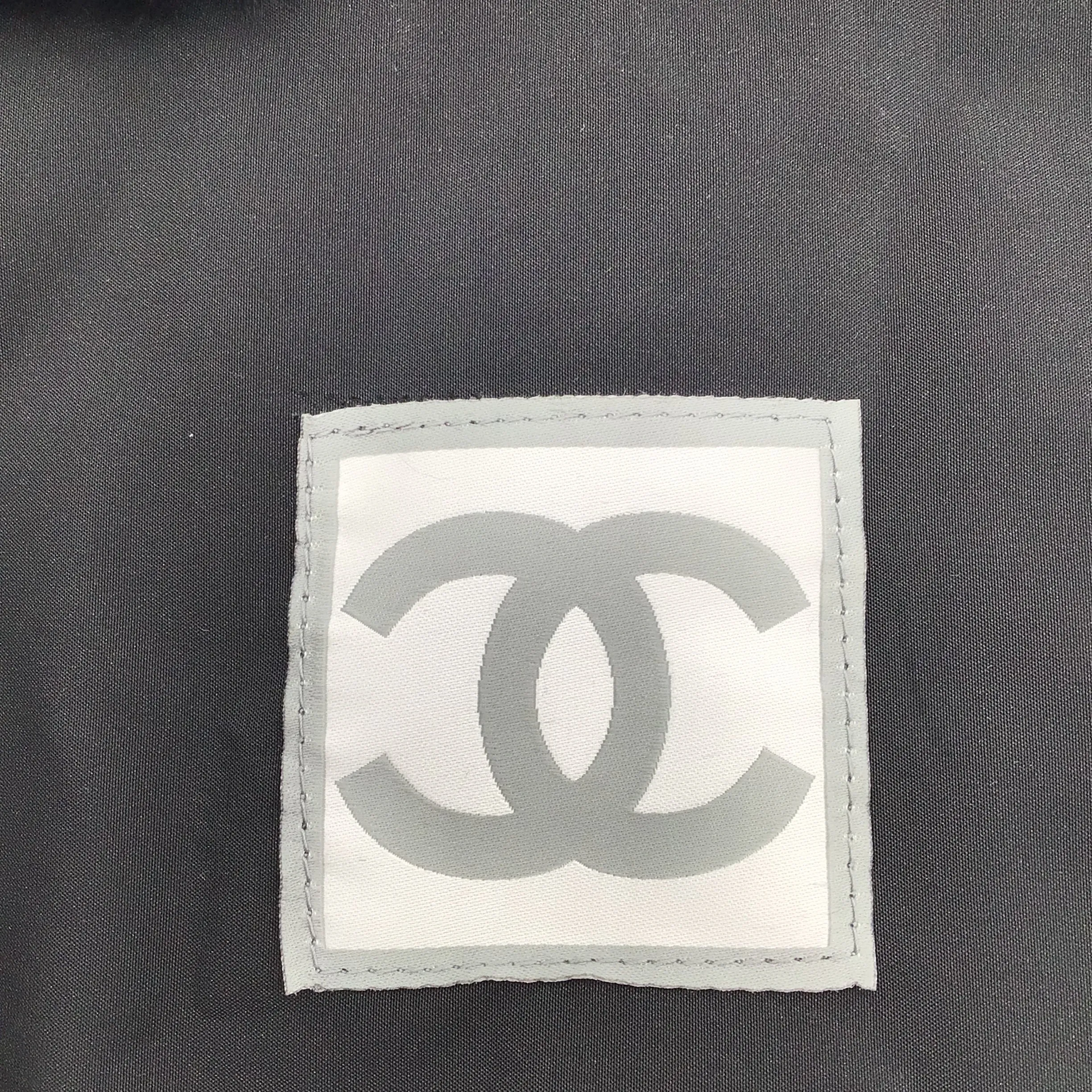 Chanel Black Rex Rabbit Fur Collar / Scarf