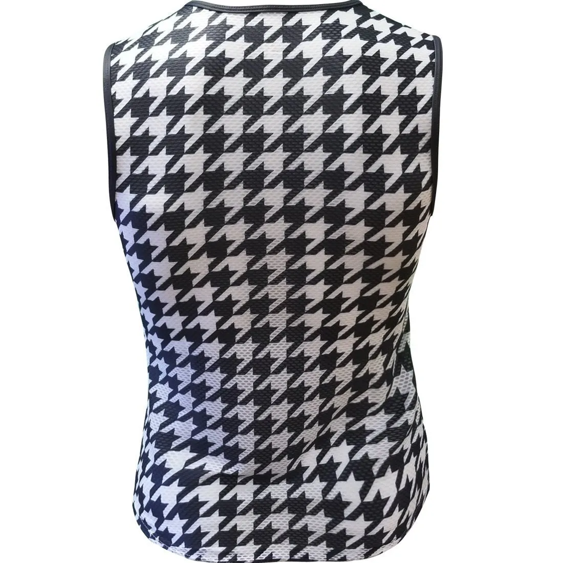 Classic Cycling Base Layer Black Houndstooth