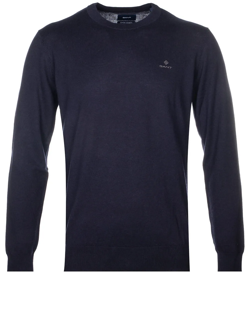 Cotton Cashmere C-neck Evening Blue