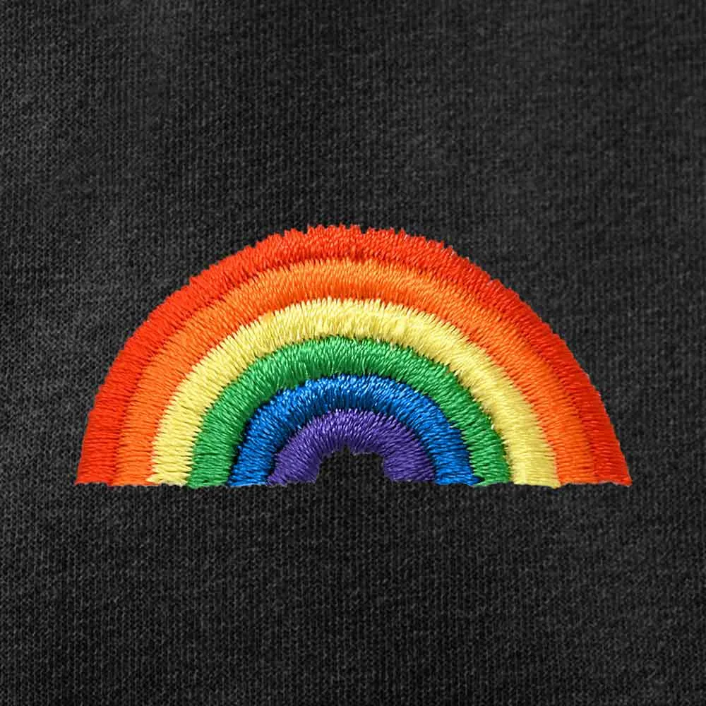 Dalix Rainbow Washed Zip Hoodie