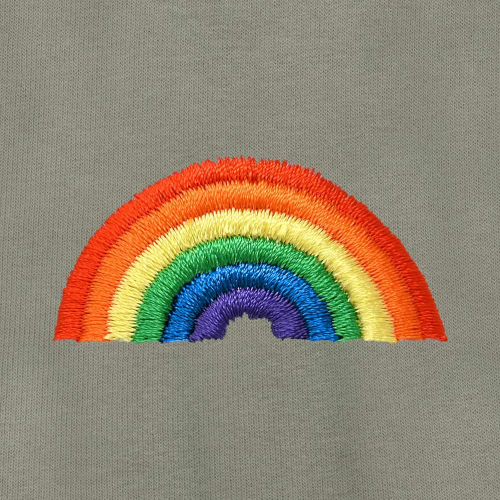 Dalix Rainbow Zip Hoodie