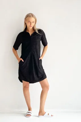 DEL MAR DRESS - BLACK - SMALL