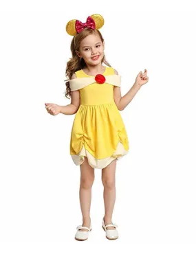 Disney Beauty And The Beast Belle Girl's Character Dress