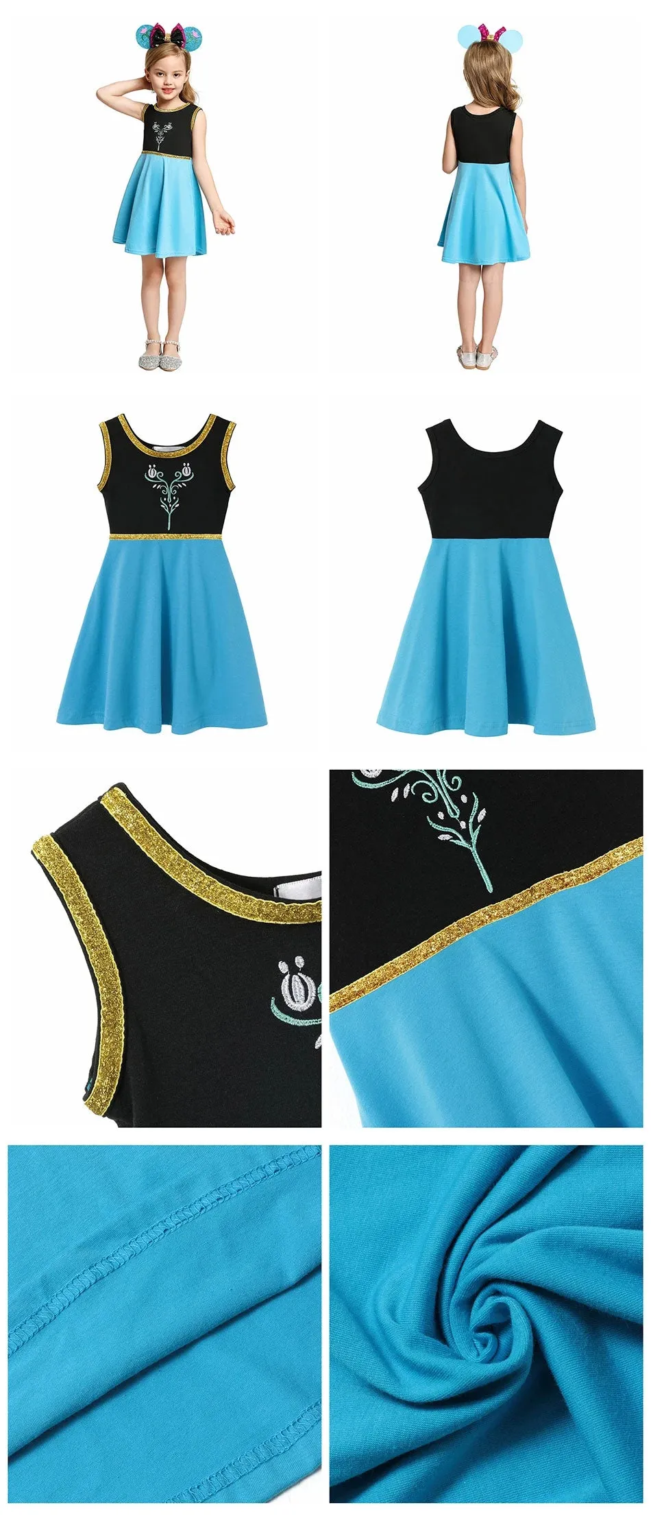 Disney Frozen Anna Girl's Character Dress