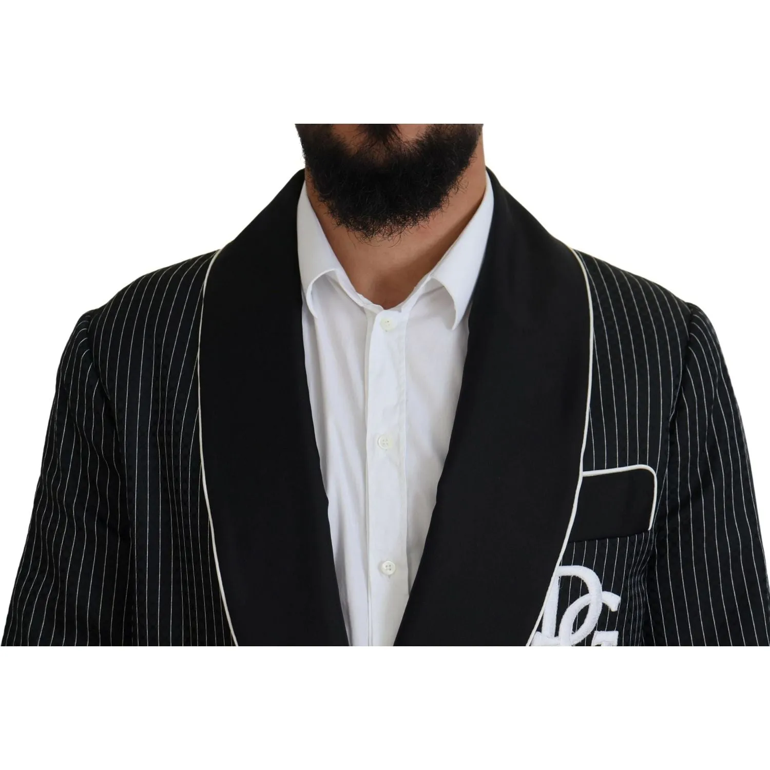 Dolce & Gabbana Elegant Silk-Lined Robe Jacket