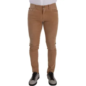 Dolce & Gabbana Elegant Slim Fit Corduroy Jeans