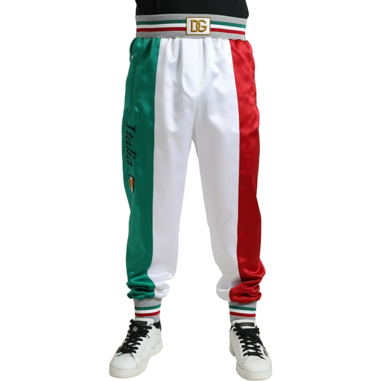 Dolce & Gabbana Italian Stripe Jogger Trousers