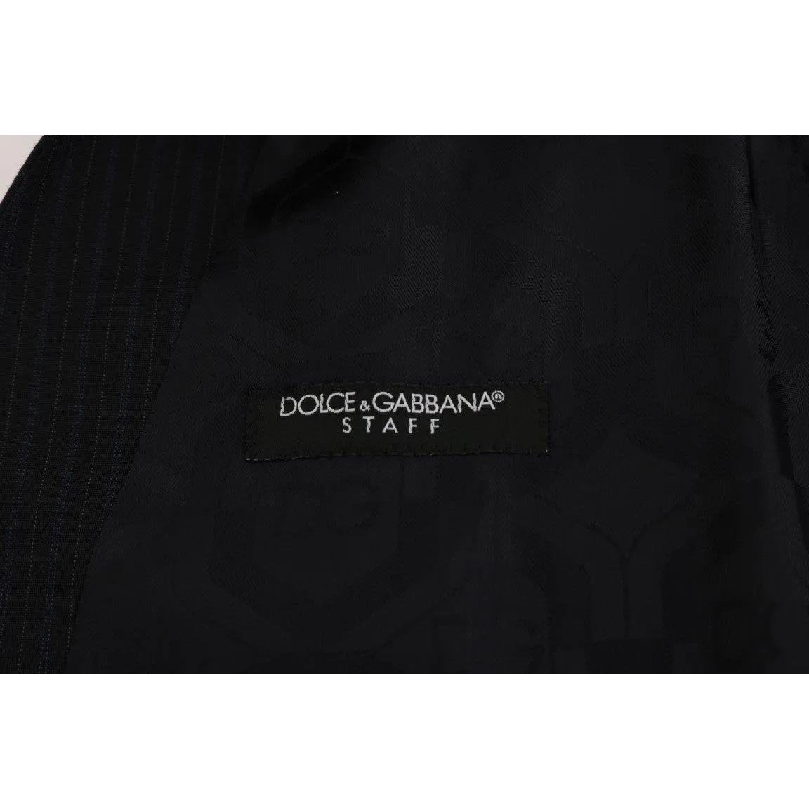 Dolce & Gabbana Sleek Striped Wool Blend Waistcoat Vest