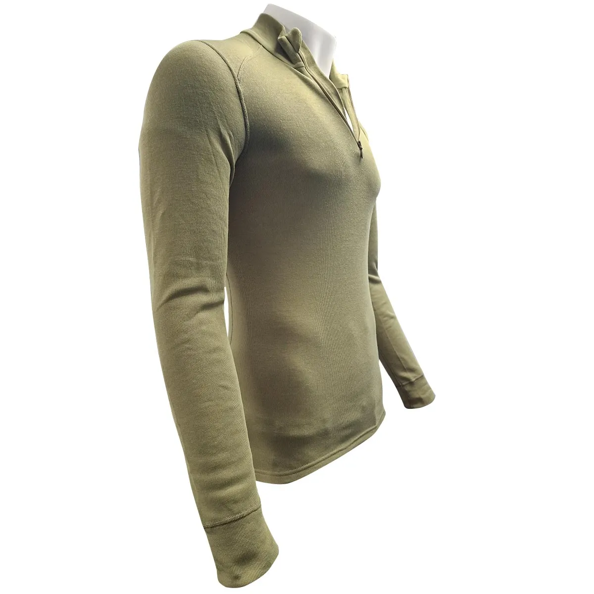 Dutch Army Odlo Thermal Long Sleeve Vest OD Green - Grade 1