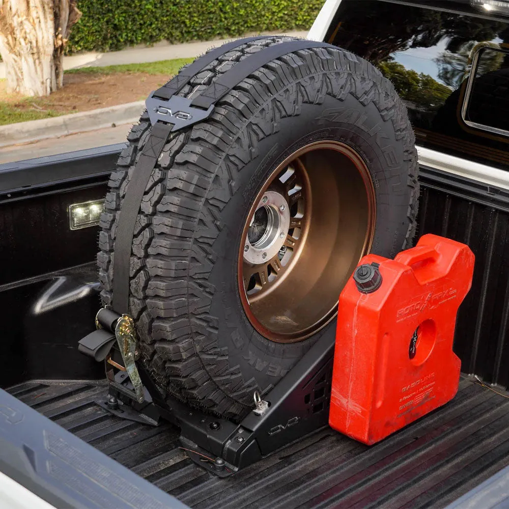 DV8 Center Truck Bed Tire Carrier & Accessory Mount | 2024  Toyota Tacoma