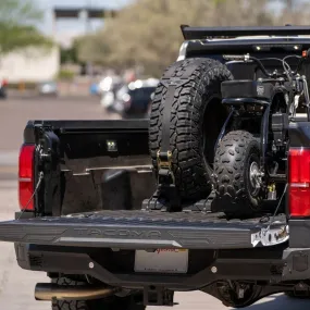 DV8 Center Truck Bed Tire Carrier & Accessory Mount | 2024  Toyota Tacoma