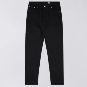 Edwin - Regular Tapered Jean - Kaihara Black x Black Stretch Denim - 12.5oz