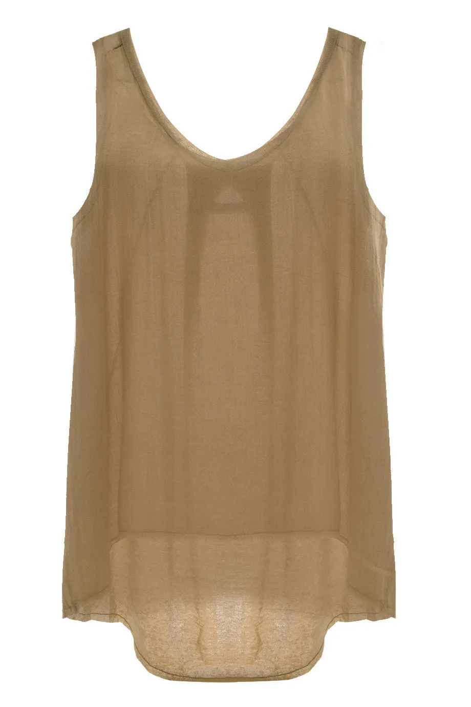 ENZA COSTA GAUZE Dune Sleeveless Top