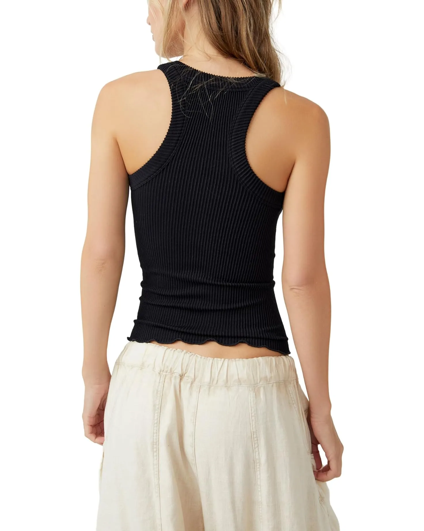 Free People Ribbed Seamless Tank