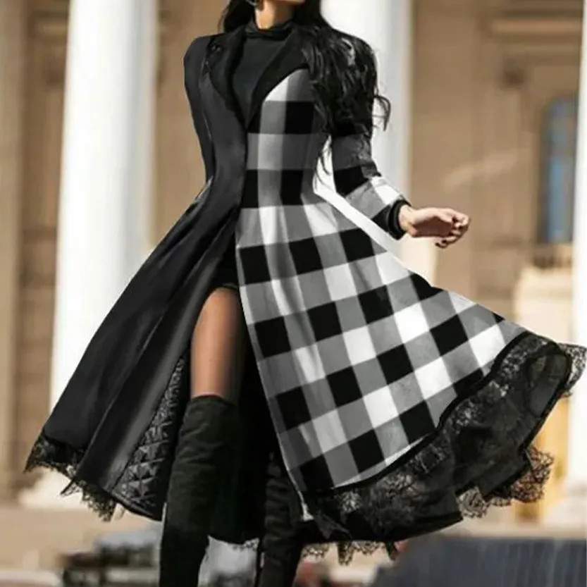 Funki Buys | Dresses | Women's Vintage Dark Gothic Swing Coat