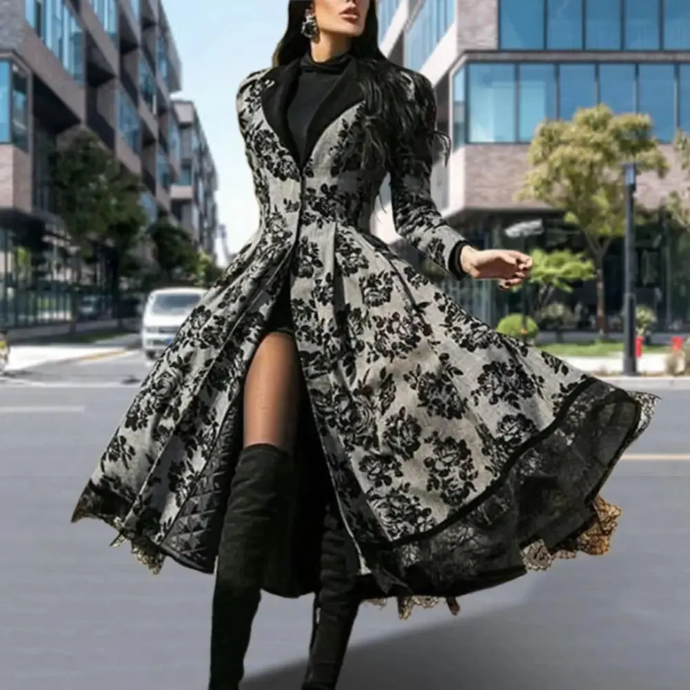 Funki Buys | Dresses | Women's Vintage Dark Gothic Swing Coat