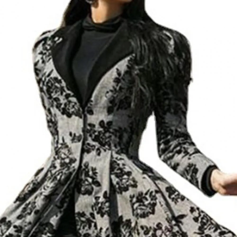 Funki Buys | Dresses | Women's Vintage Dark Gothic Swing Coat