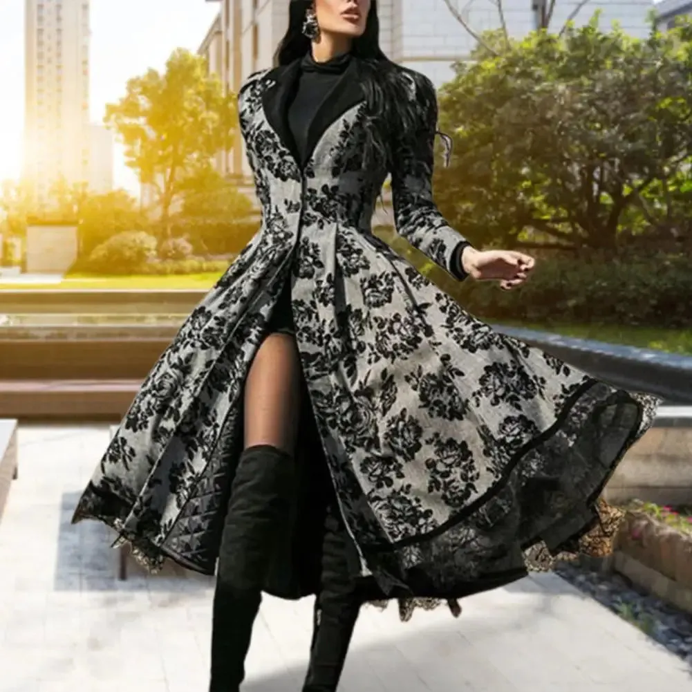 Funki Buys | Dresses | Women's Vintage Dark Gothic Swing Coat