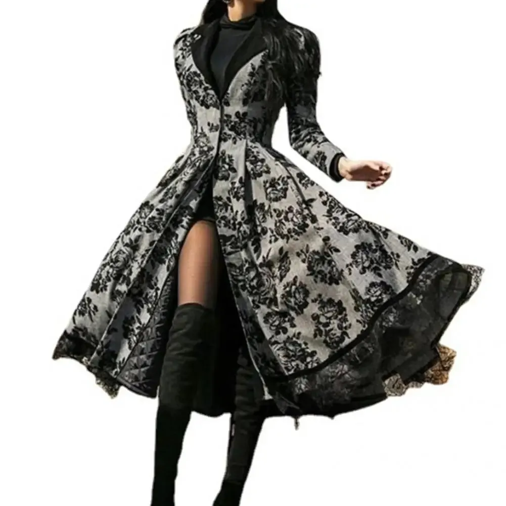 Funki Buys | Dresses | Women's Vintage Dark Gothic Swing Coat