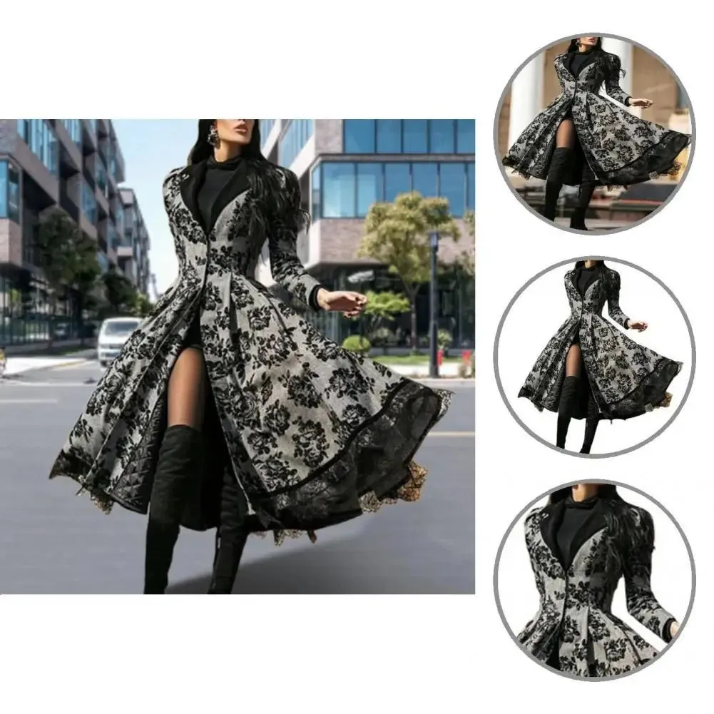 Funki Buys | Dresses | Women's Vintage Dark Gothic Swing Coat